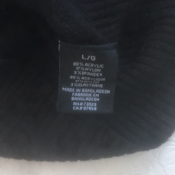 Ladies Tunic Sweater - Large, Black - Picture 8 of 9